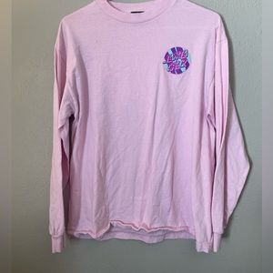 Pink Santa Cruz Long sleeve, Size Medium